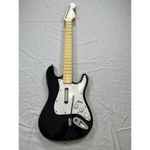 PS3 Rock Band Fender Stratocaster Wireless Guitar Controller No Dongle Tested
